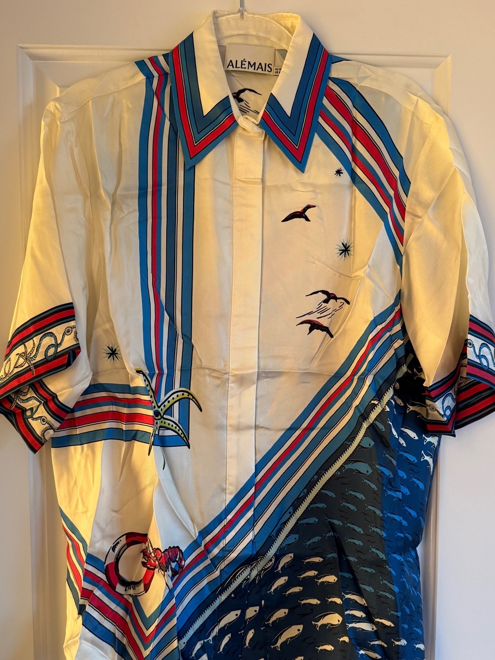 NEW: Alemais Apollo printed 100% silk set - US 6 - Picture 6 of 7